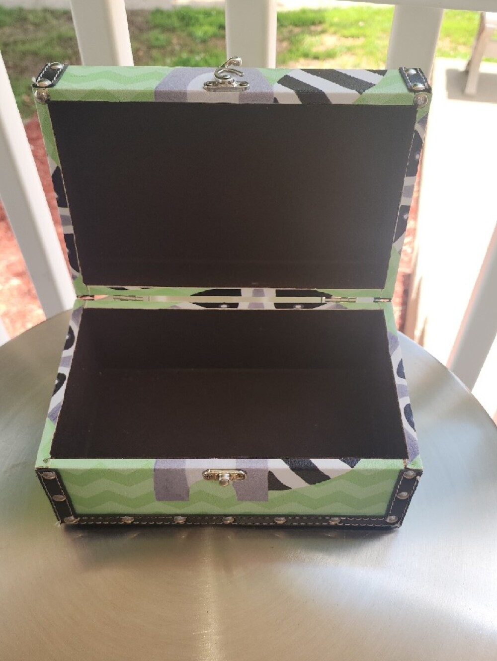 Children's Raccoon Storage Box - Green - Picture 4 of 8